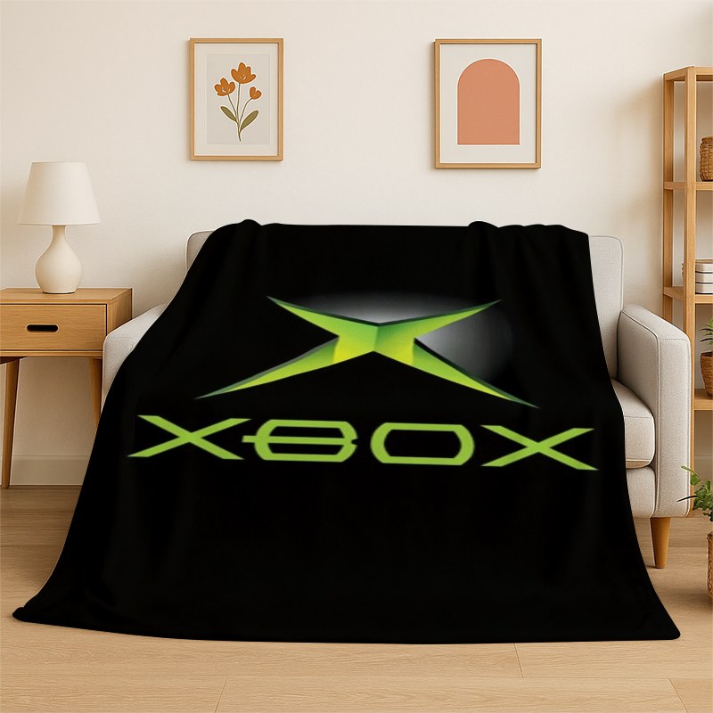 Retro Gaming Logo - retro Xbox Gaming Gamer Logo Flannel