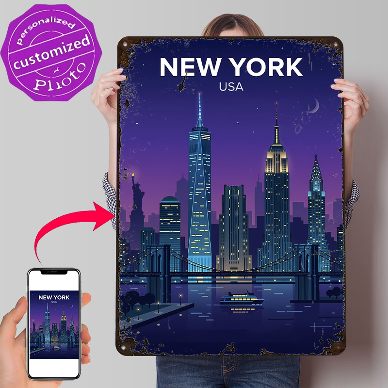 Retro Gaming York - New York City Skyline At Night