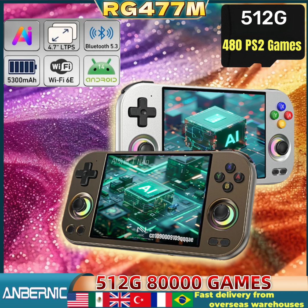Retro Gaming Qss - ANBERNIC RG 477M Retro Video Game