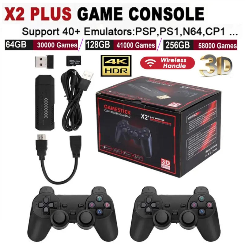 Retro Gaming Stick - X2 Plus Game Stick 4K HD