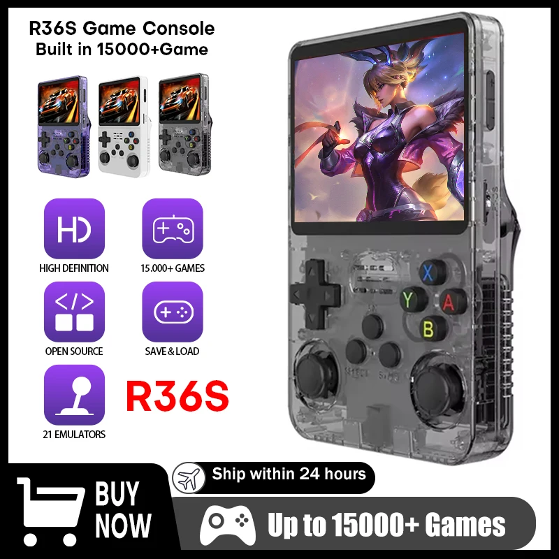 Retro Gaming Linux - R36S Retro Handheld Video Game Console