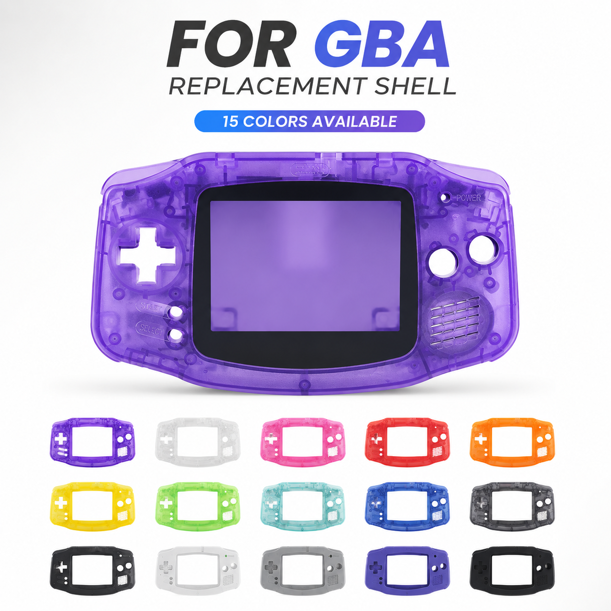 Retro Gaming Repair - For Game Boy Advance Shell Replacement