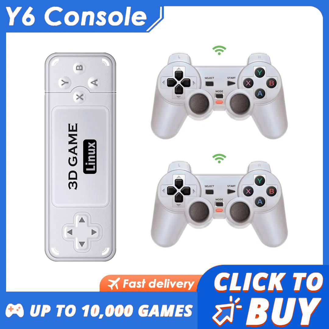 Retro Gaming Stick - BOYHOM Y6 Retro Game Console 4K