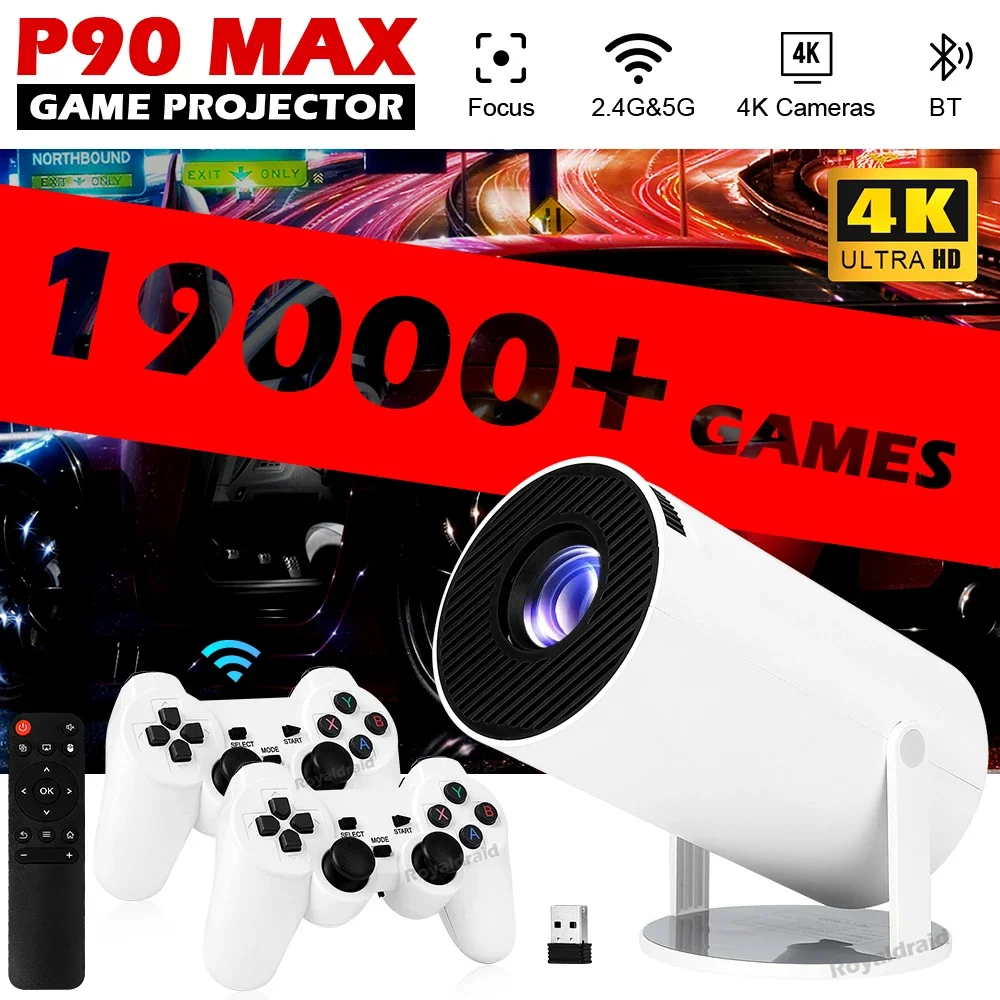 Retro Gaming And Projector - P90 Max Video Game Console w
