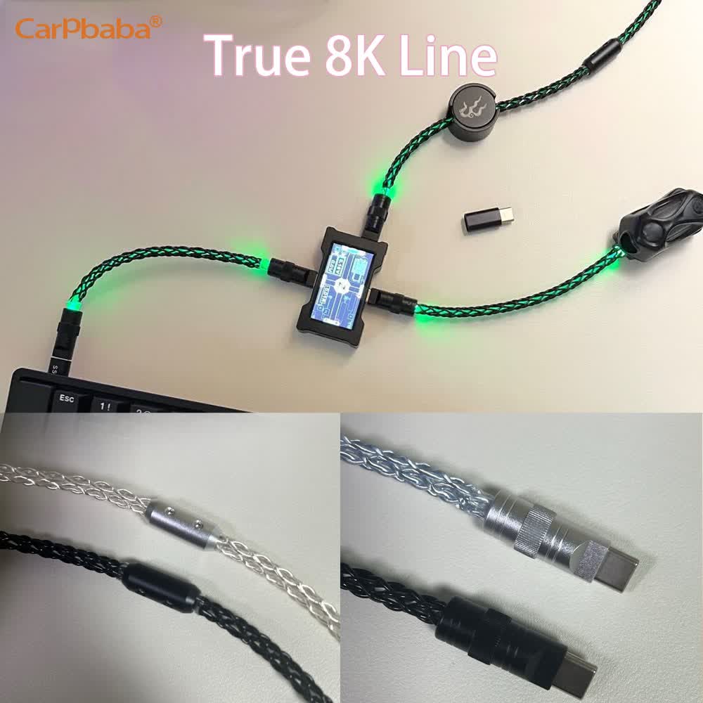 Retro Gaming Accessories - K4HM6 8K Gaming Line TypeC-TypeC Data