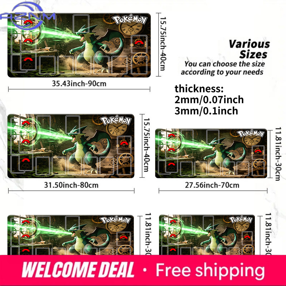 Retro Gaming Pokemon - Retro Steampunk Green Dragon Pokemon TCG