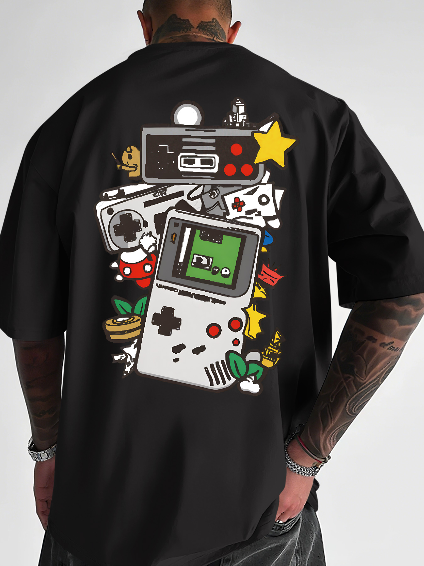 Retro Gaming Icons - Men's Retro Gaming T-Shirt Game Boy