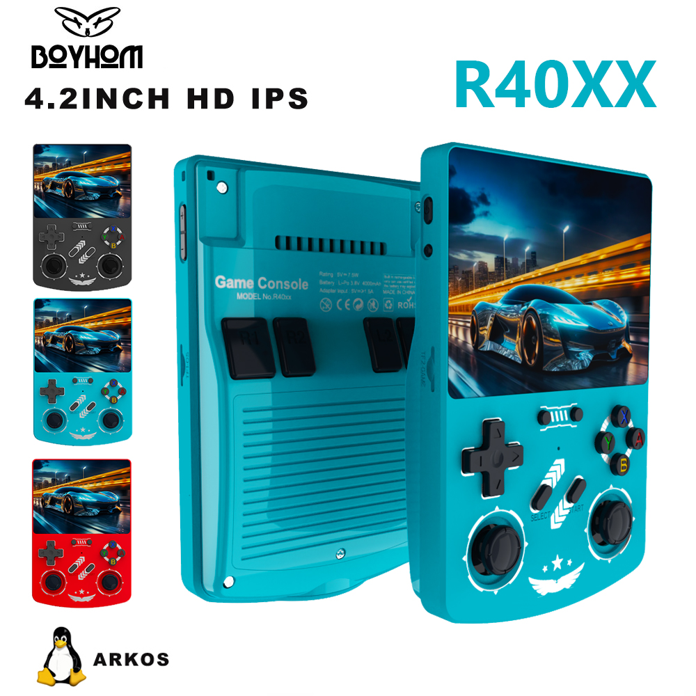 Retro Gaming Linux - BOYHOM R40XX Handheld Game Console -