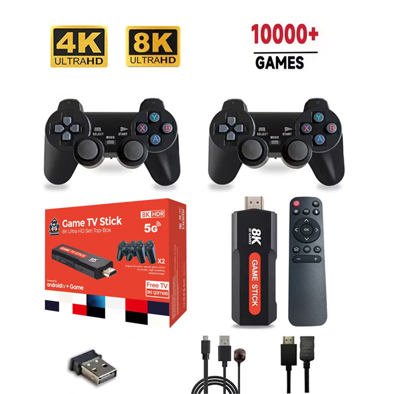 Retro Gaming Best Console - X2 Game Stick HD 4K 8K