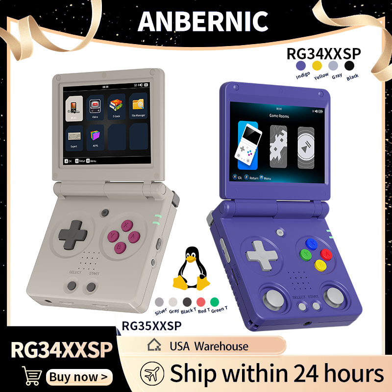 Anbernic RG34XXSP RG35XXSP Fli - Retro Gaming Best Console ulasan dan harga