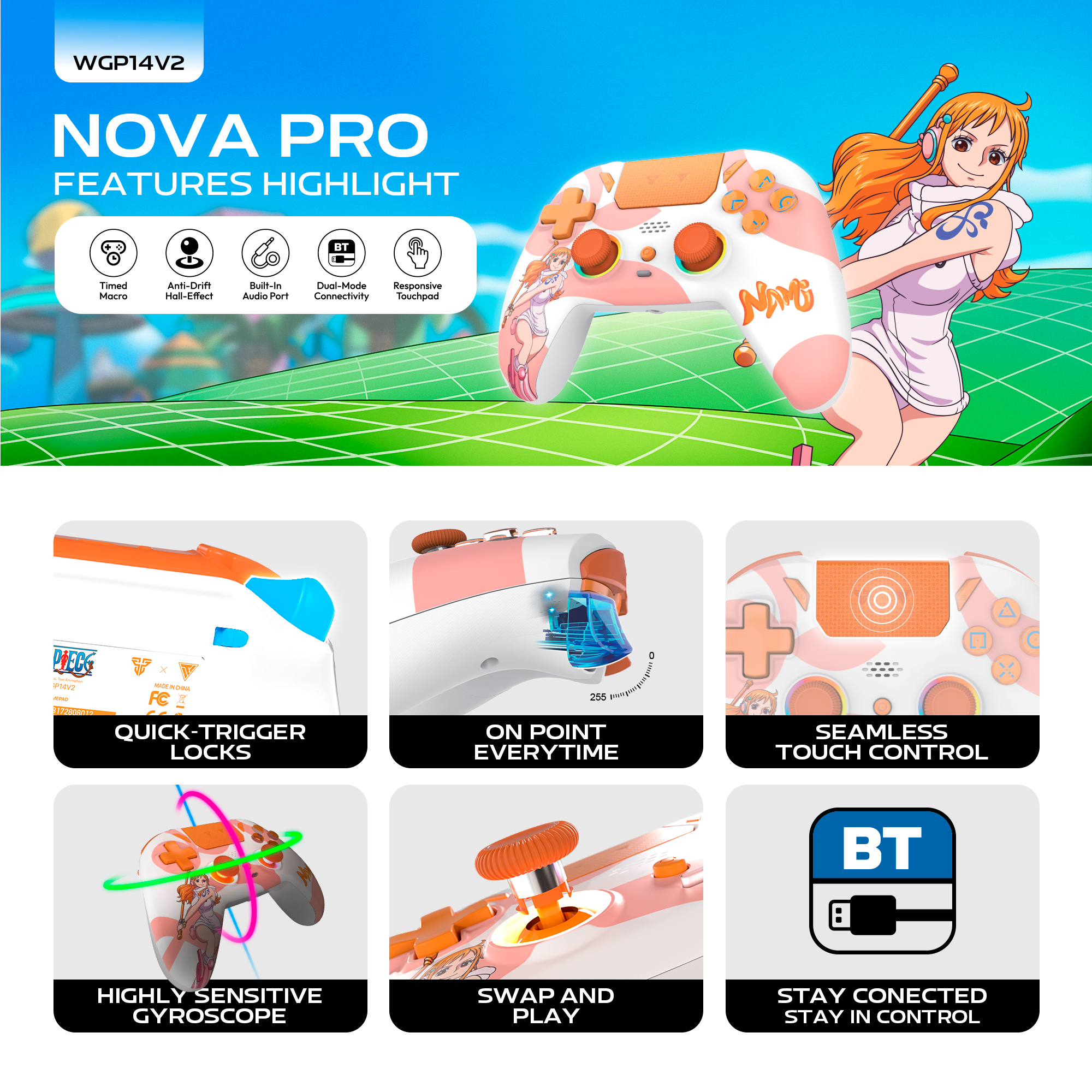 FANTECH NOVA PRO WGP14V2 Wirel - Nes Controller Usb ulasan dan harga