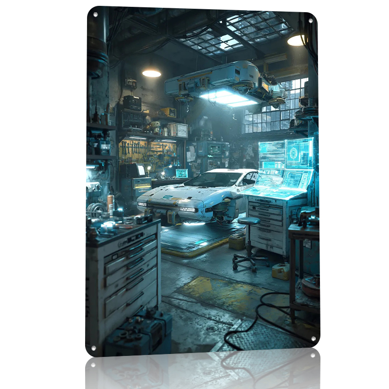 Futuristic Car Repair Garage M - Retro Gaming Repair ulasan dan harga