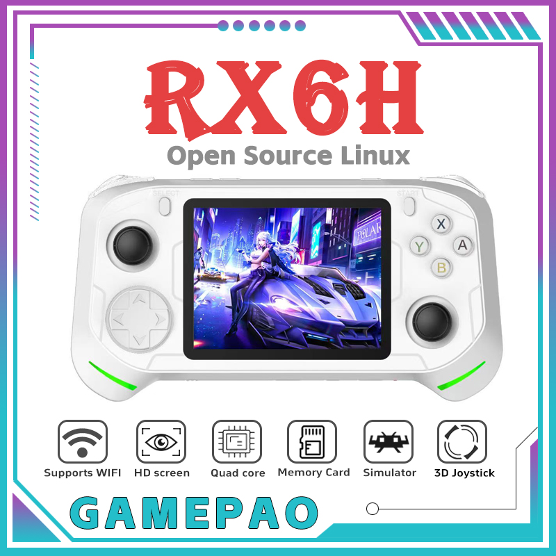 Open Source RX6H Retro Handhel - Retro Gaming Linux ulasan dan harga