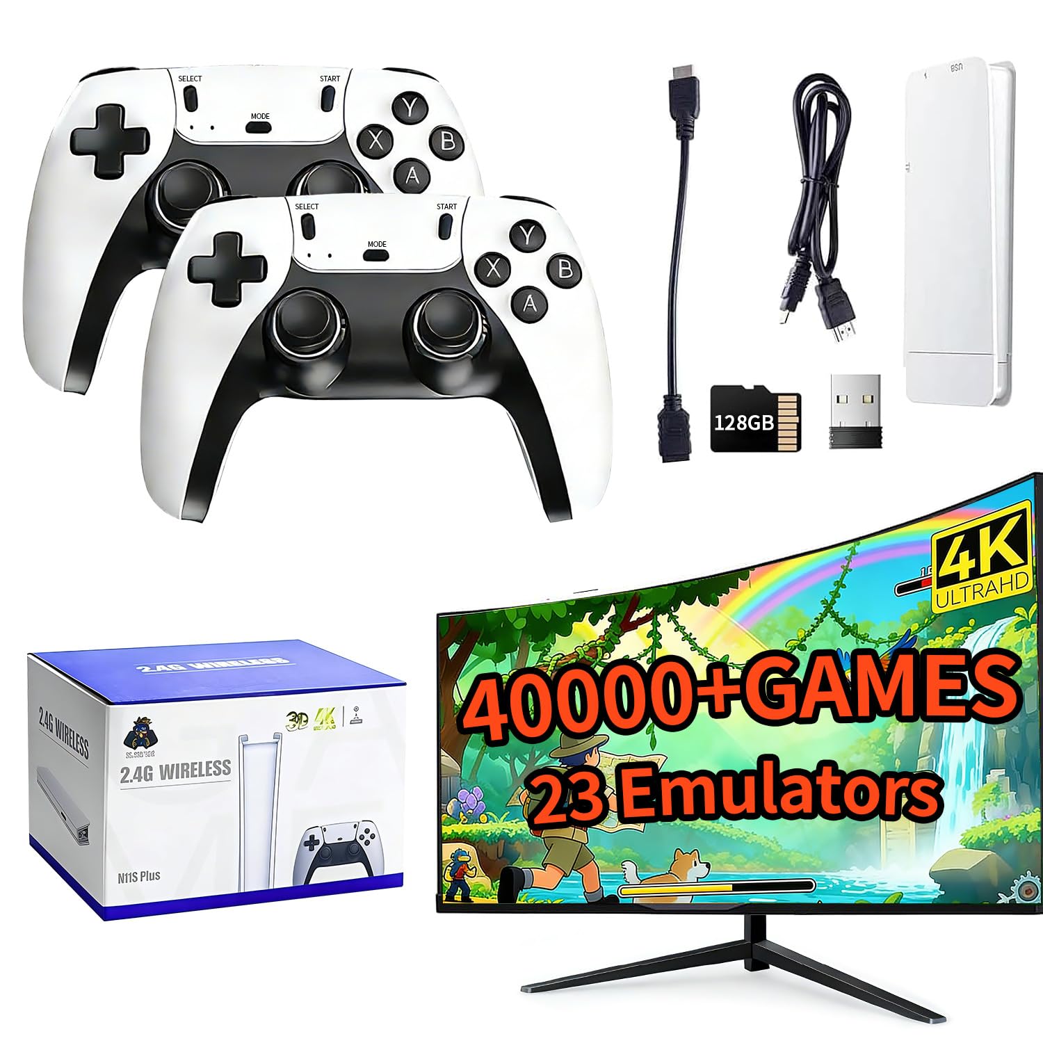 2026 Retro Gaming Console, 4K  - Retro Gaming Stick ulasan dan harga