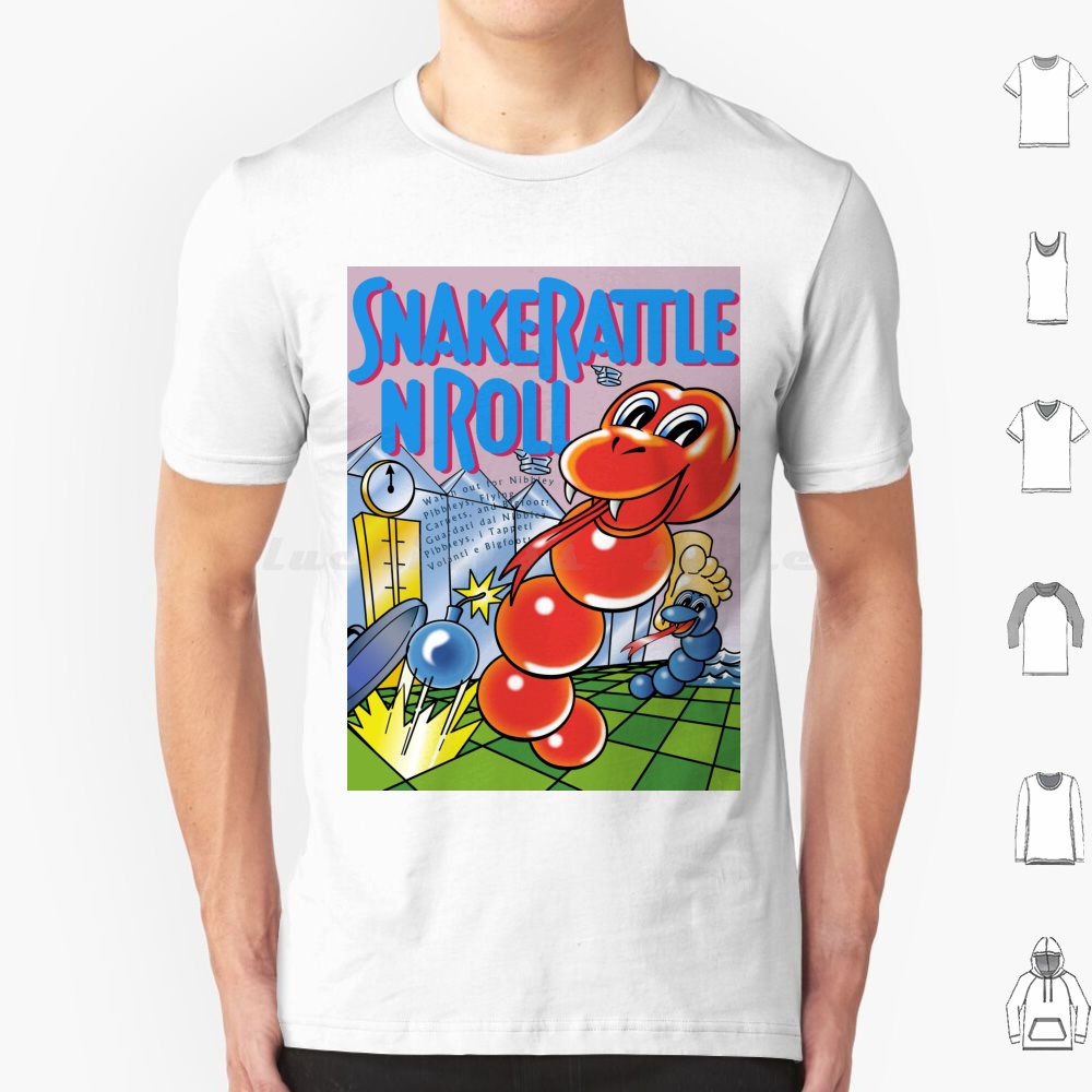 Snake Rattle N Roll T Shirt Bi - Retro Gaming Gamestop ulasan dan harga