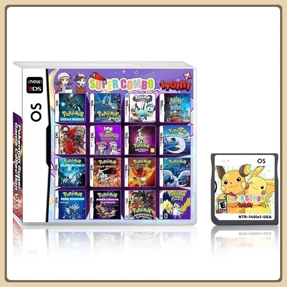 NDS Video Game Cartridge Pokém - Retro Gaming Gif ulasan dan harga