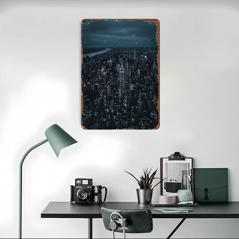 New York City NYC Skyline Meta - Retro Gaming York ulasan dan harga