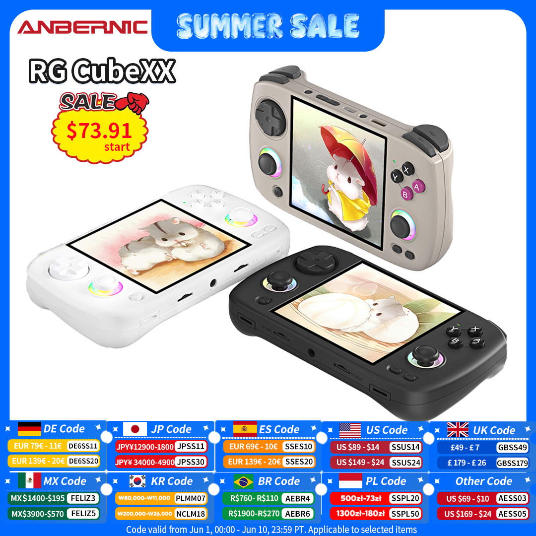 Anbernic RG CubeXX Retro Handh - Retro Gaming Best Console ulasan dan harga