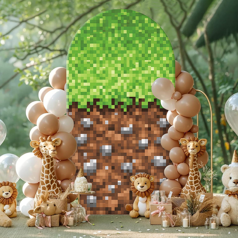 Retro Pixel World Arch Backdro - Retro Gaming Years ulasan dan harga