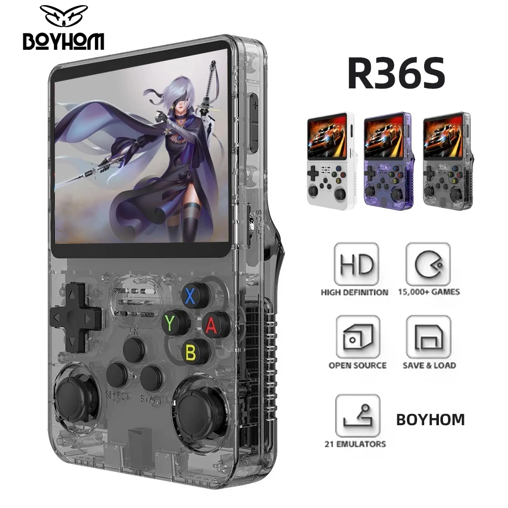 BOYHOM R36S Retro Handheld Vid - Retro Gaming Devices ulasan dan harga