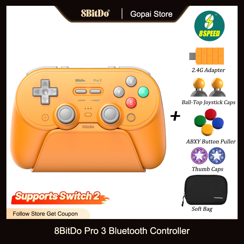 8BitDo Pro 3 Bluetooth Control - Nes Controller Usb ulasan dan harga
