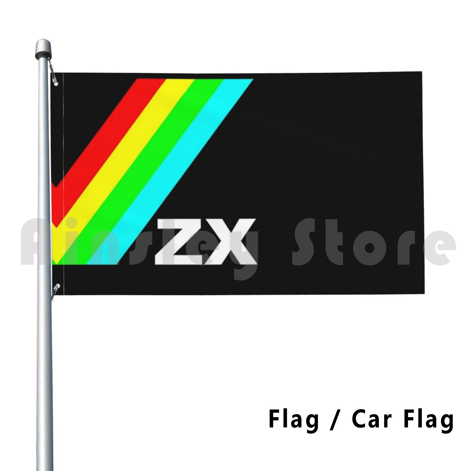 Zx Flag Car Flag Funny Zx Spec - Retro Gaming Zx Spectrum ulasan dan harga