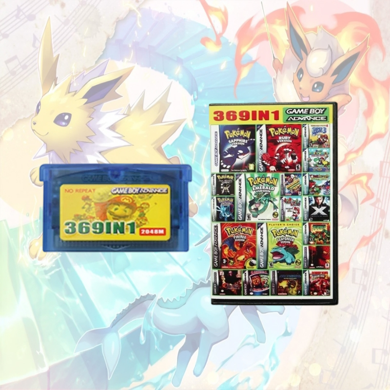369 In 1 GBA 32 Bit Game Cartr - Retro Gaming Pokemon ulasan dan harga