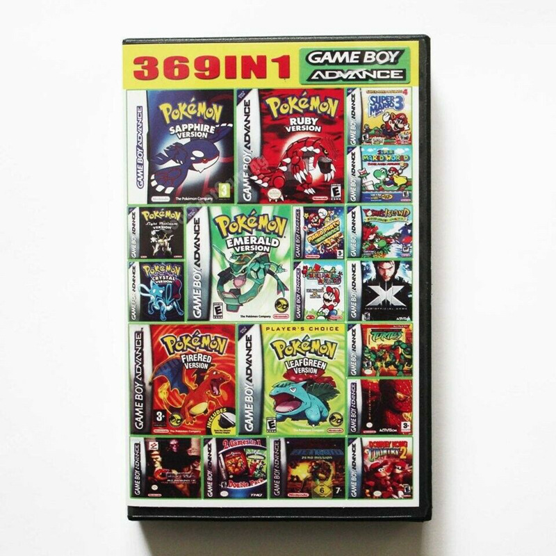 369 In 1 GBA 32 Bit Game Cartr - Retro Gaming Pokemon ulasan dan harga
