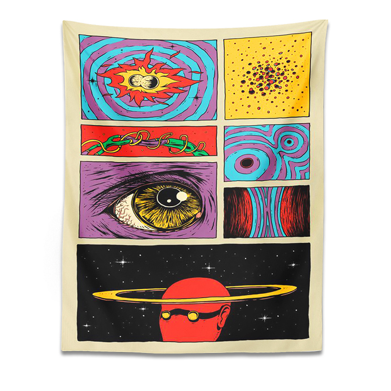 VIKAMA Psychedelic Collage Art - Retro Gaming Universe ulasan dan harga