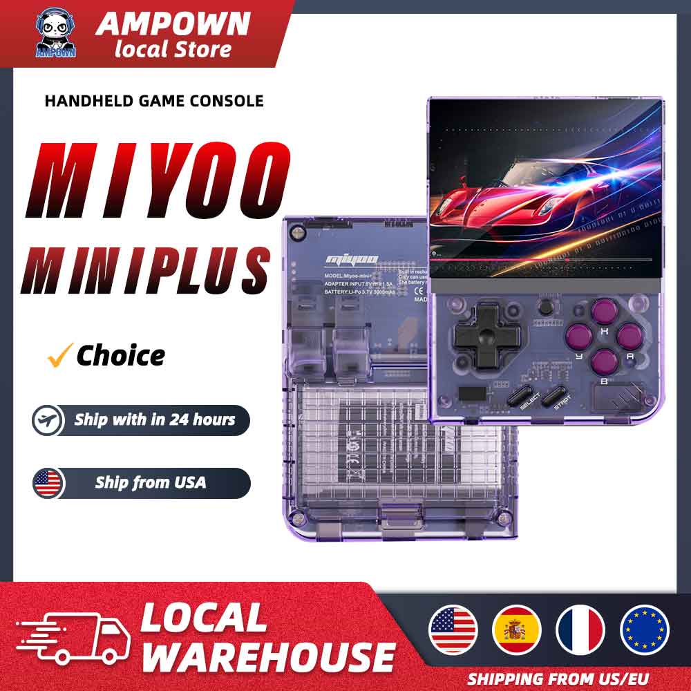 MIYOO Mini Plus Mini+ Portable - Retro Gaming Devices ulasan dan harga