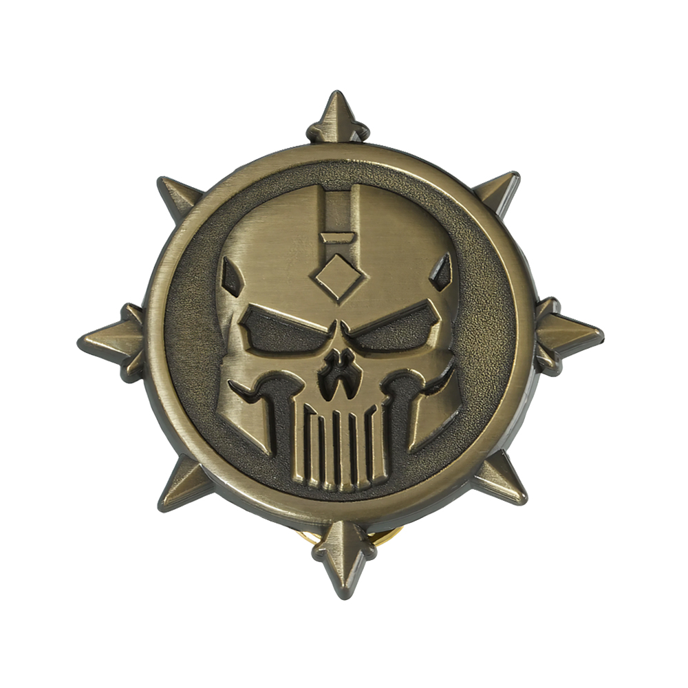 Warhammer 40,000 Logo Badge Sc - Retro Gaming Logo ulasan dan harga