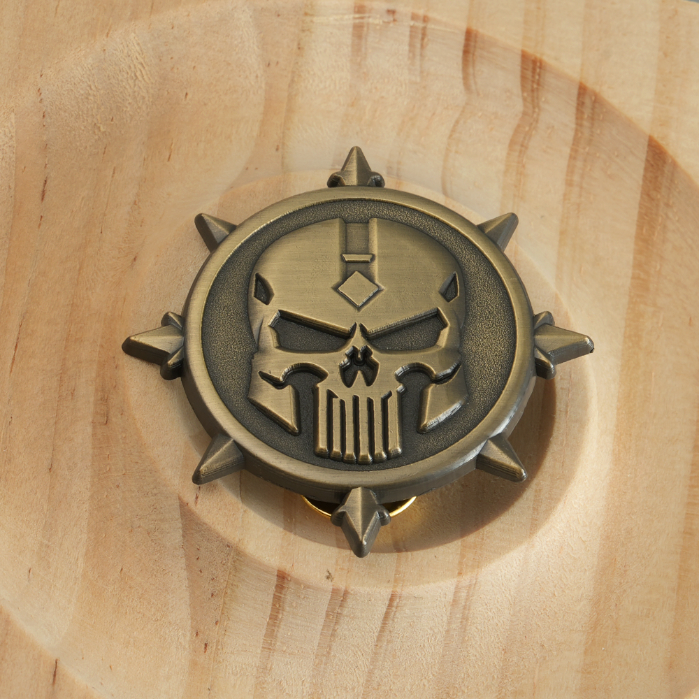 Warhammer 40,000 Logo Badge Sc - Retro Gaming Logo ulasan dan harga