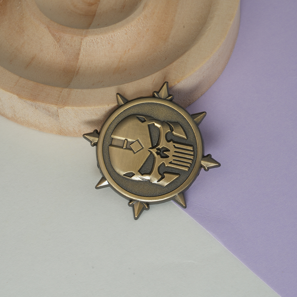 Warhammer 40,000 Logo Badge Sc - Retro Gaming Logo ulasan dan harga
