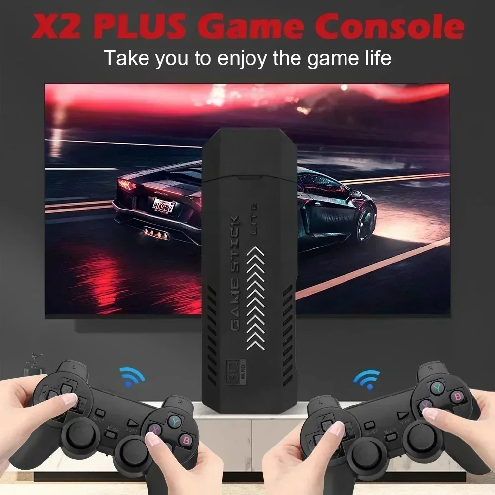 X2 Plus Game Stick 4K HD 2.4G  - Retro Gaming Stick ulasan dan harga
