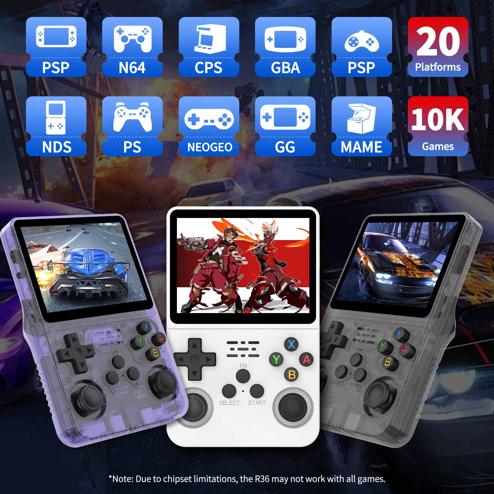 R36S Retro Handheld Video Game - Retro Gaming Linux ulasan dan harga