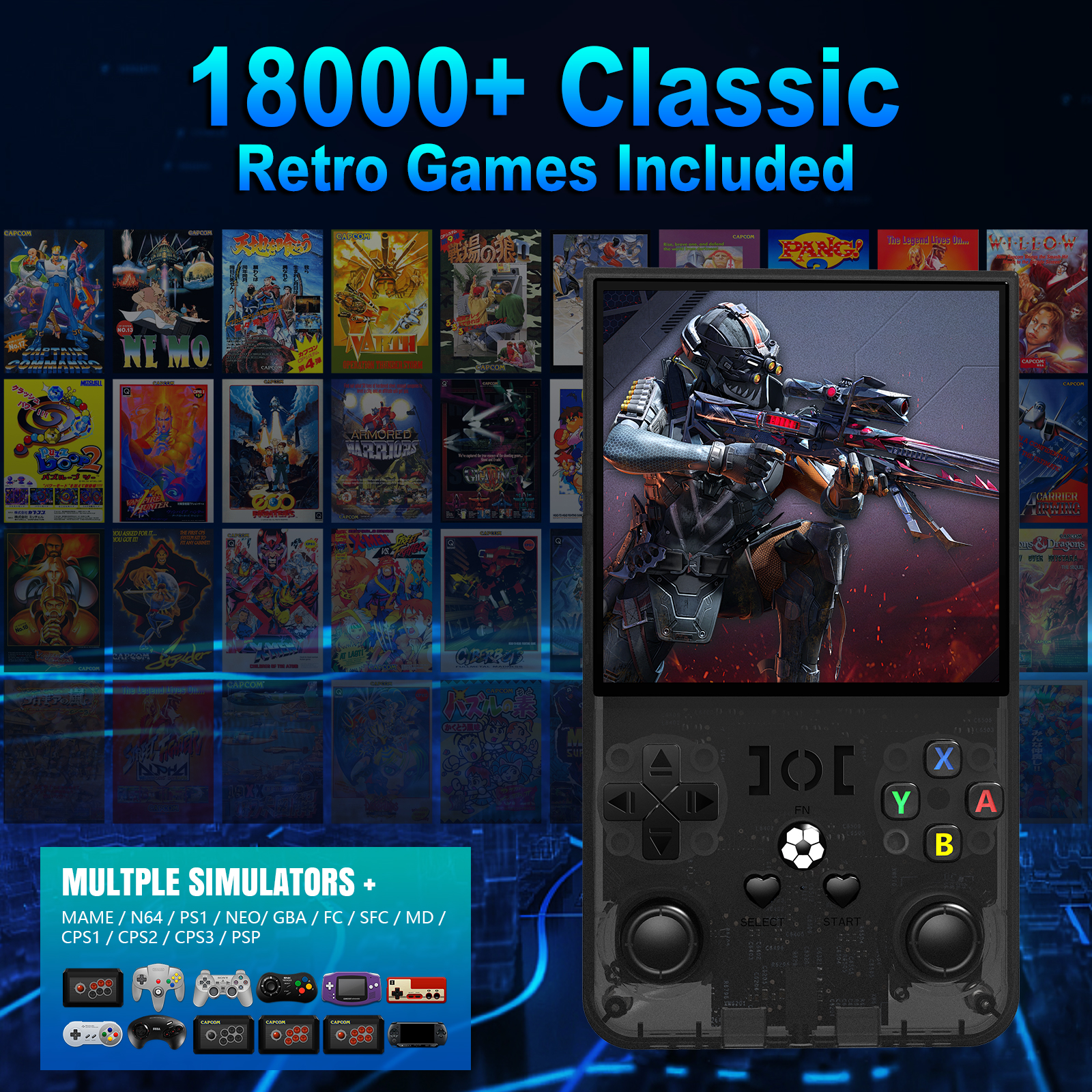 Open Source R36MAX Portable Vi - Retro Gaming Best Console ulasan dan harga