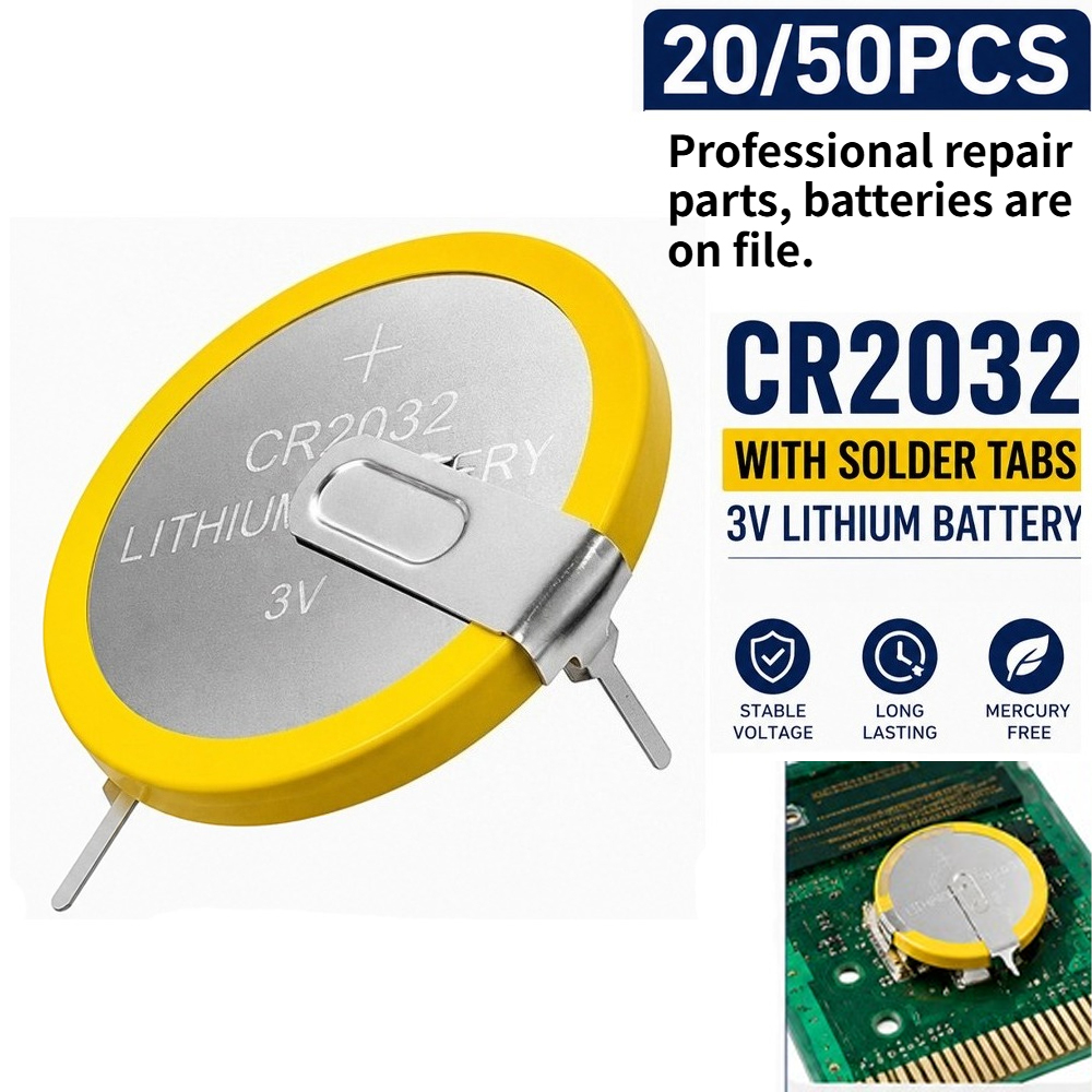 20/50 CR2032 Button Cell Batte - Retro Gaming Repair ulasan dan harga