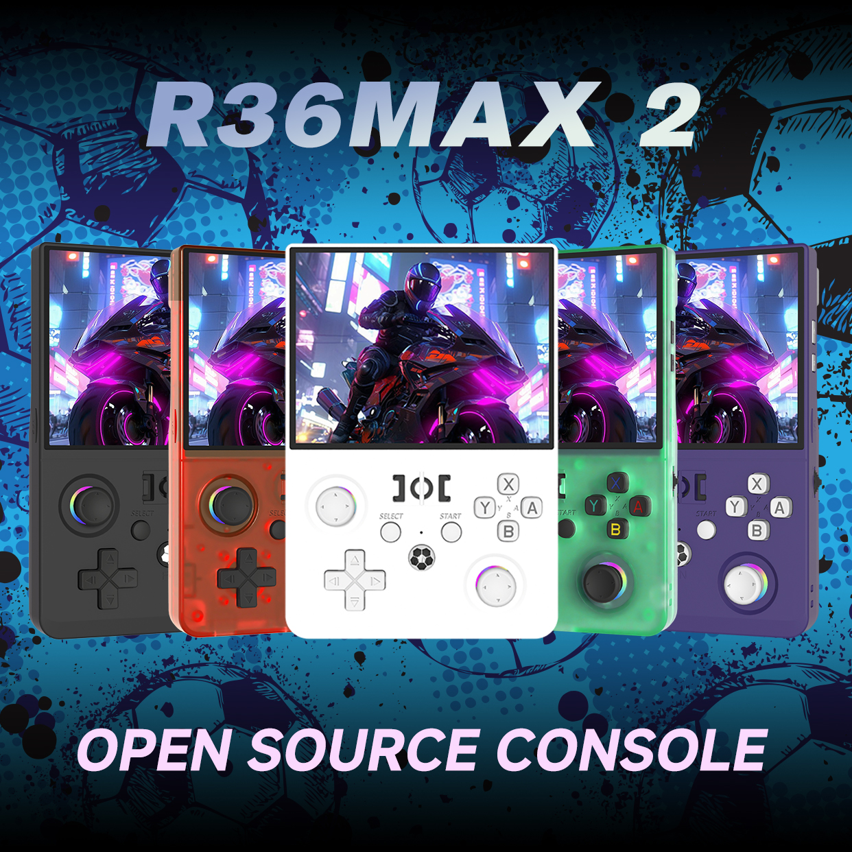 R36 Max2 Linux System Handheld - Retro Gaming Linux ulasan dan harga