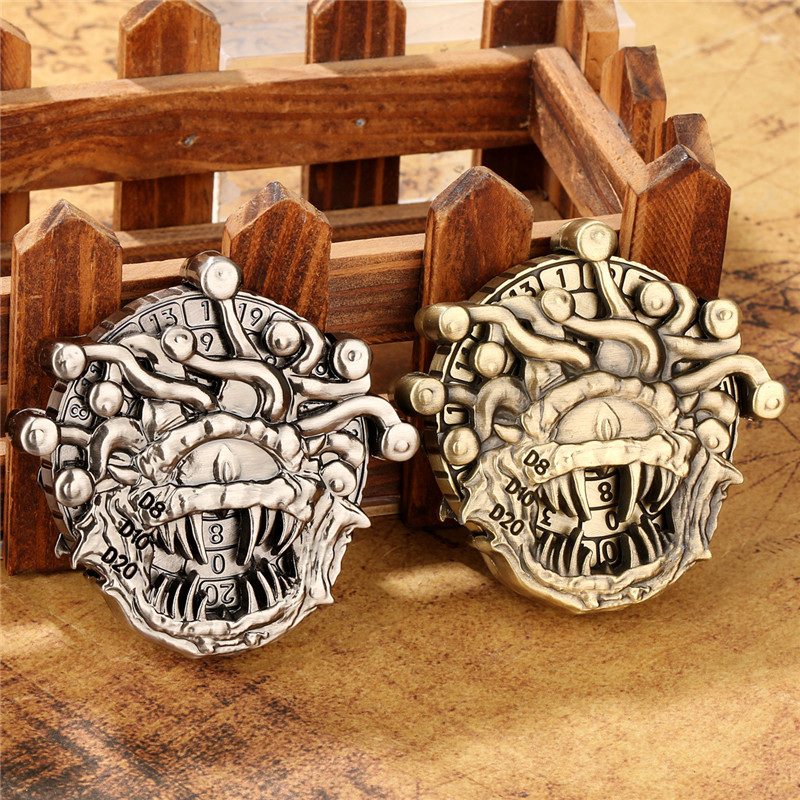 Retro Beholder Shape Metal Dic - Retro Gaming Accessories ulasan dan harga
