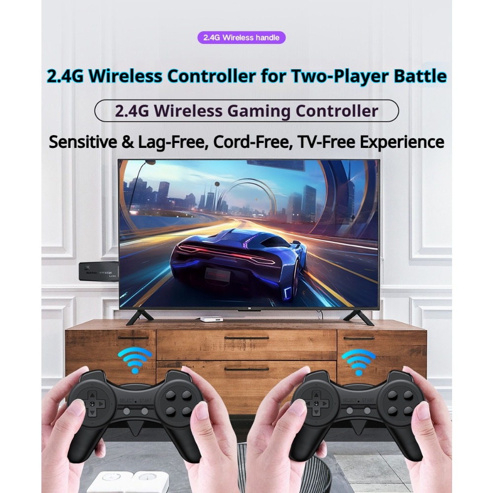 Portable 4K Retro Game Stick C - Retro Gaming Stick ulasan dan harga