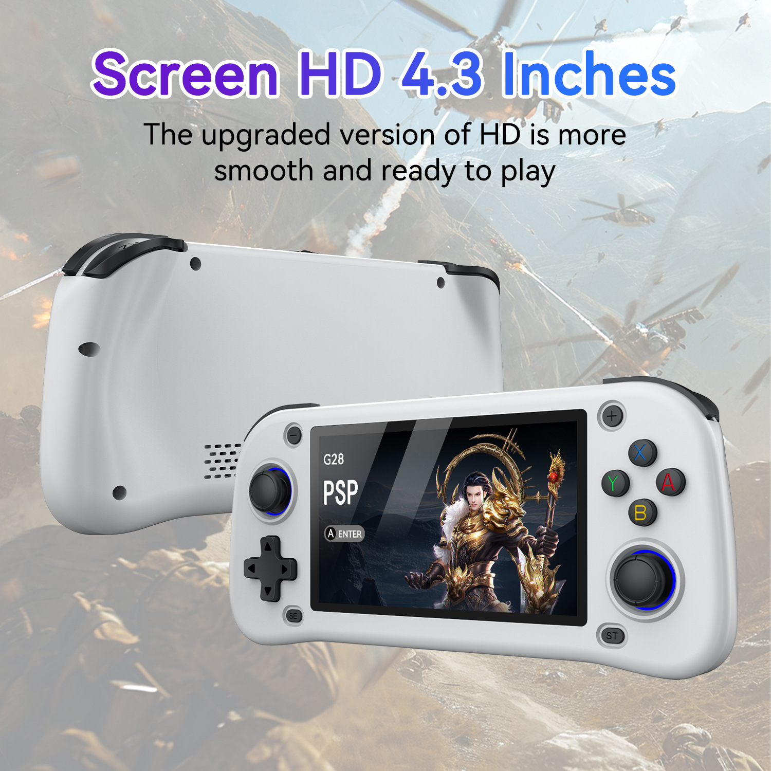G28 game console 4.3-inch high - Retro Gaming Stick ulasan dan harga