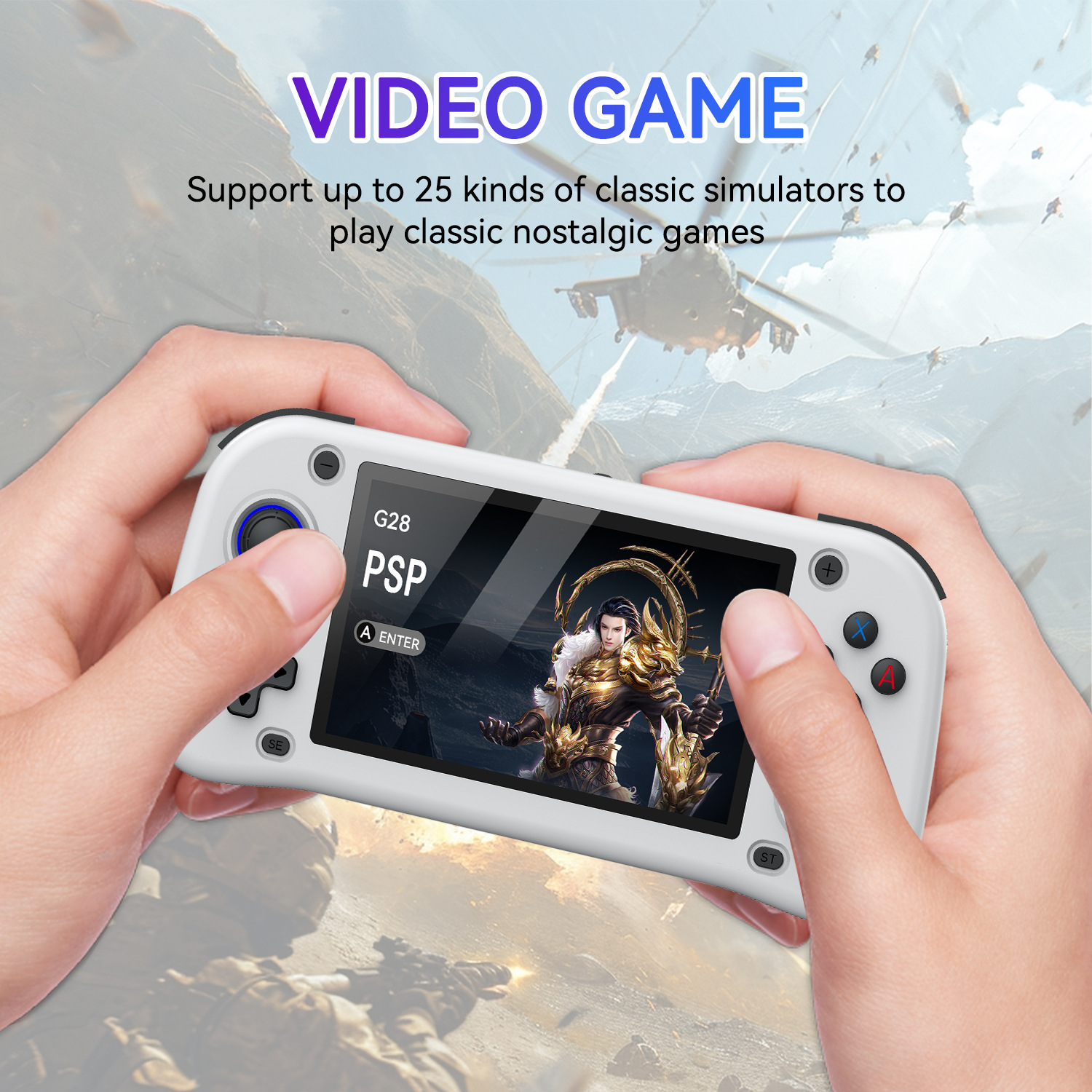 G28 game console 4.3-inch high - Retro Gaming Stick ulasan dan harga