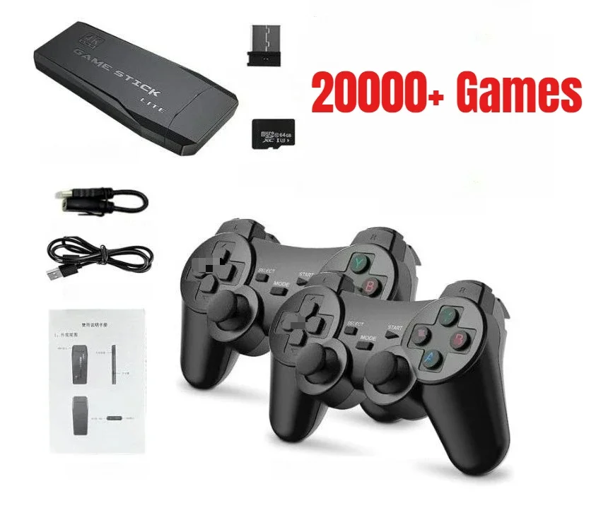 M8 Video Game Consoles 4K HD O - Retro Gaming Stick ulasan dan harga