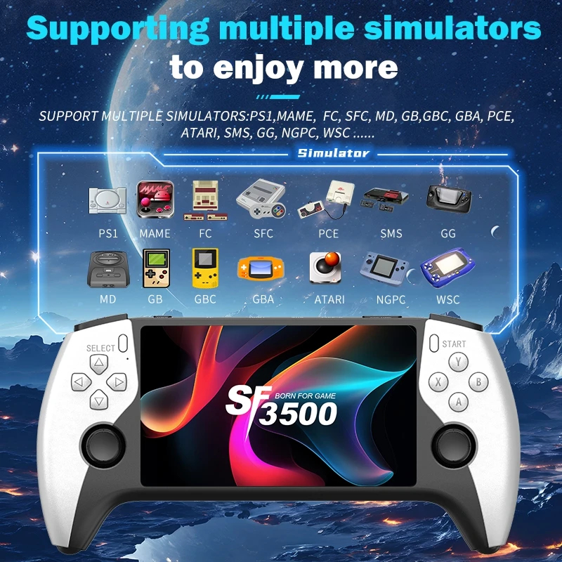 SF3500 Retro Handheld Game Con - Retro Gaming Devices ulasan dan harga