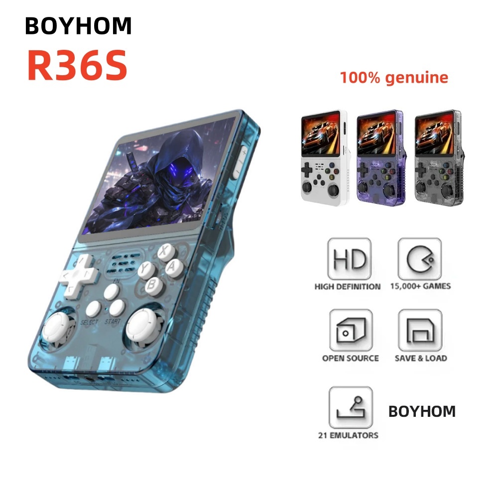 ARKOS R36S Retro Handheld Vide - Retro Gaming Linux ulasan dan harga