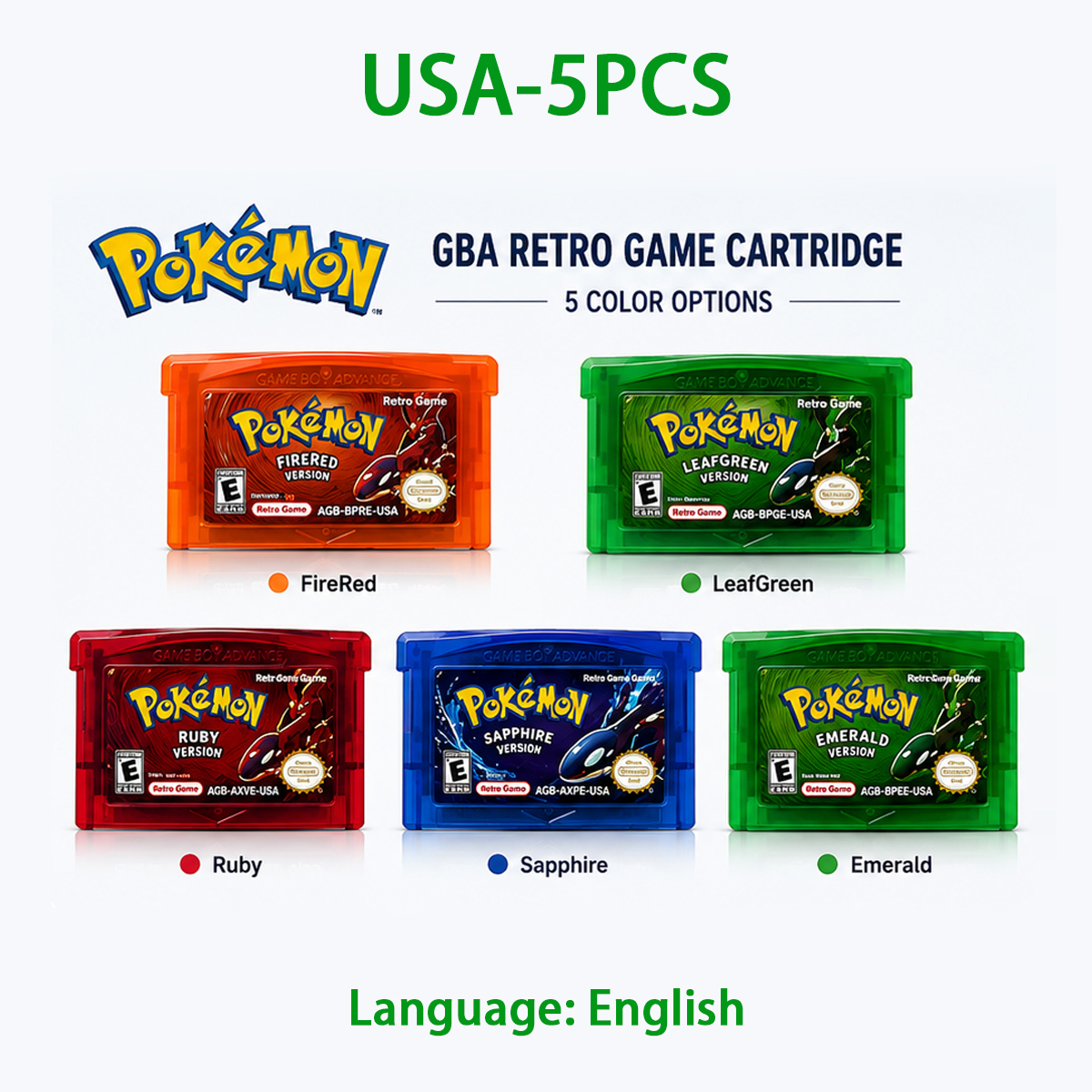 Classic Pixel RPG Cartridge Fo - Retro Gaming Pokemon ulasan dan harga