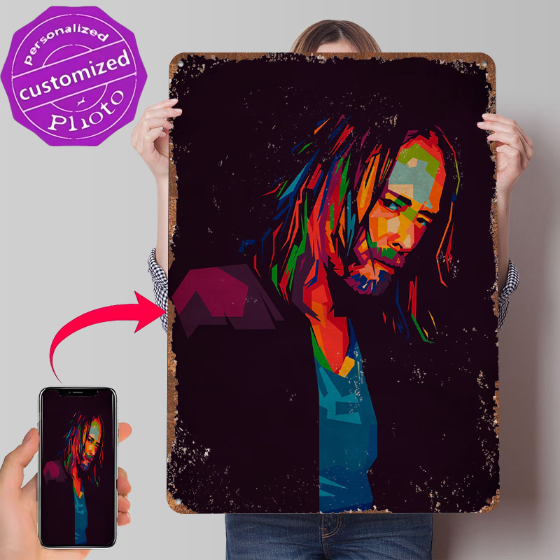 Thom Yorke Metal Poster Custom - Retro Gaming York ulasan dan harga