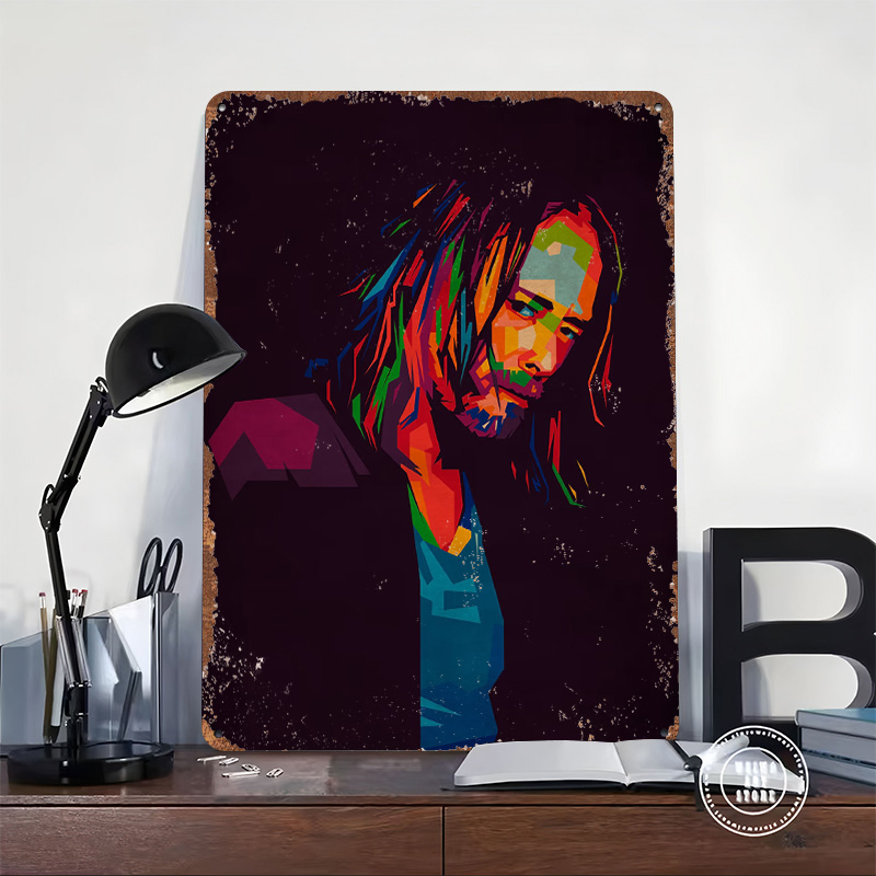 Thom Yorke Metal Poster Custom - Retro Gaming York ulasan dan harga