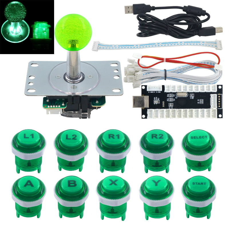 DIY Arcade Joystick Kit with U - Retro Gaming Years ulasan dan harga
