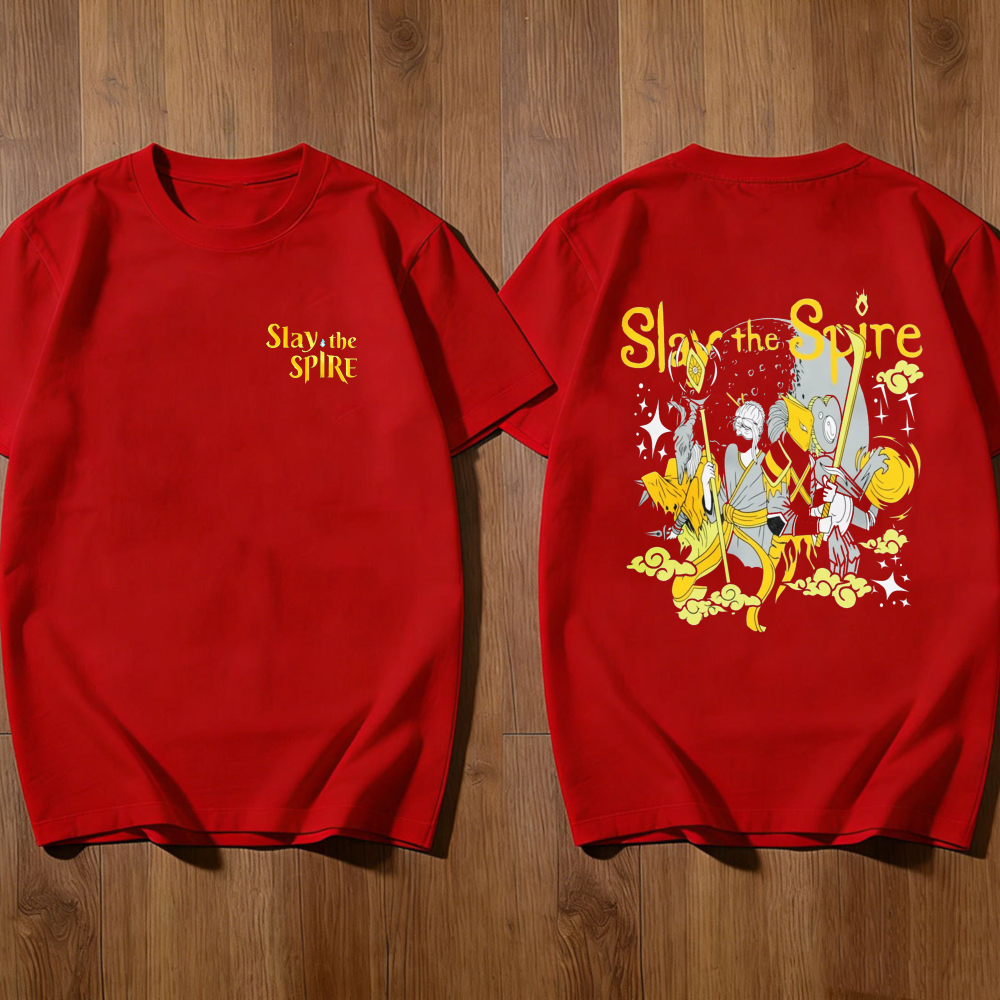 Slay The Spire Double Sided T- - Retro Gaming Icons ulasan dan harga